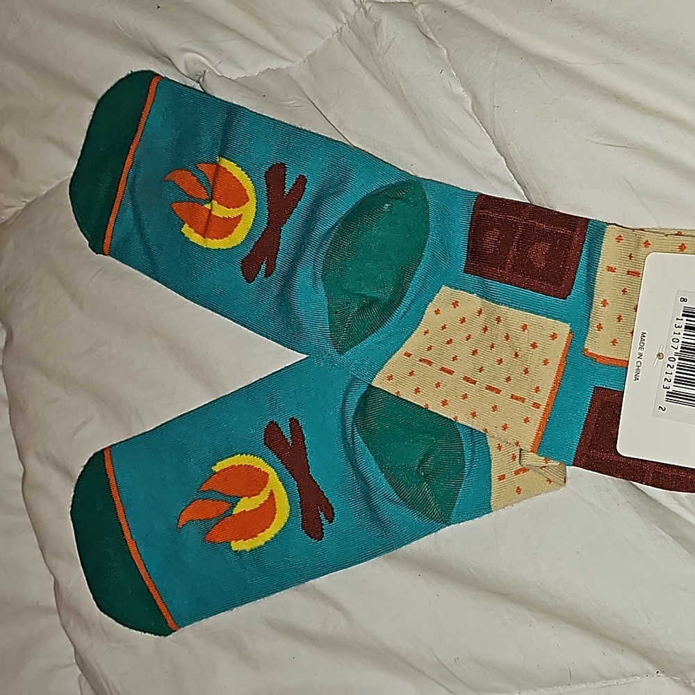 Womens NWTS WOVEN PEAR socks!! "Smores"!!!